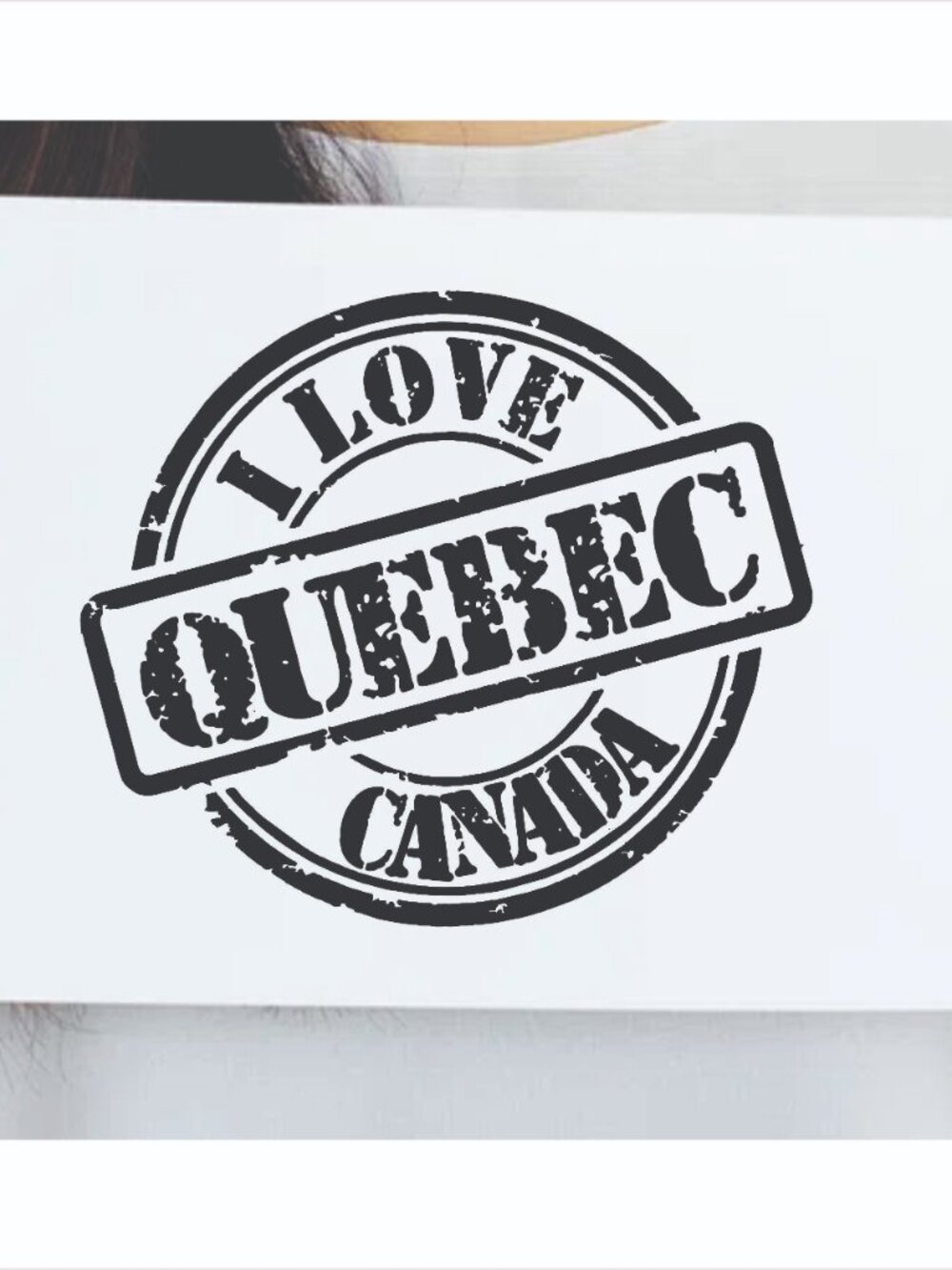 I love Quebec Canada Decal 6 inch.